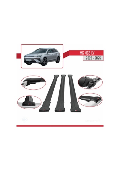 Mg 5 Ev 2022 Ve Sonrası İle Uyumlu Fly Model Ara Atkı Tavan Barı