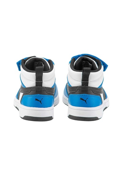 Puma Puma Rebound V6 Mid Ac+ Ps Unisex Çocuk Beyaz Günlük Ayakkabı 8634 Mavi