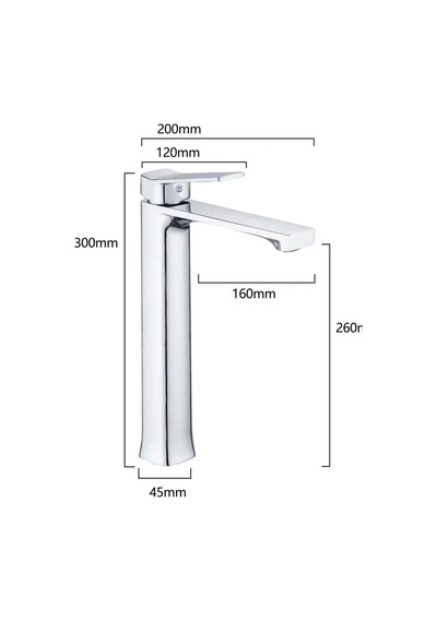 Eskaya Krom Çanak Lavabo Bataryası Musluğu Premium Çanak Banyo Lavabo Bataryası Krom