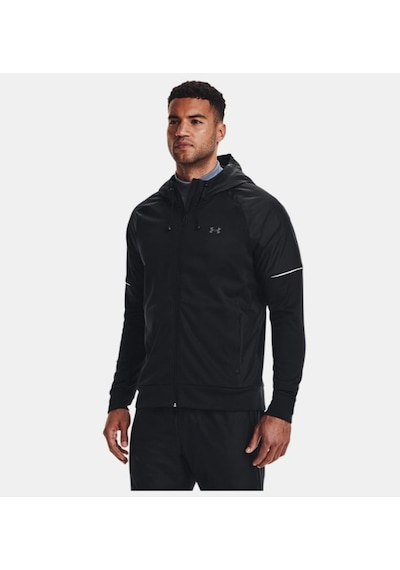 Under Armour Erkek Armour Fleece® Storm Tam Boy Fermuarlı Kapüşonlu Üst 1373781-001