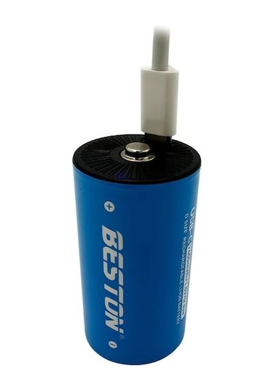 D Tipi Şarjlı Tombul Pil Usb-c Şarjlı 1.5v Lityum Büyük Pil Kalın Pil 6000mwh Radyo Pili Xl 1 Adet