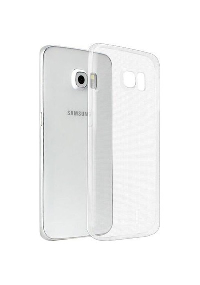Kvy Samsung Galaxy Uyumlu S6 Edge Kamera Korumalı Süper Silikon Kılıf