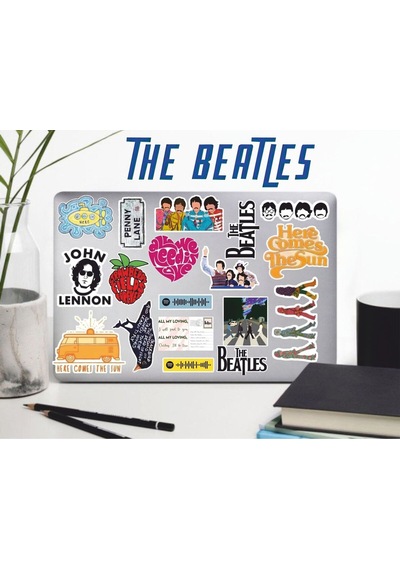 The Beatles Sticker Seti Laptop Ajanda Pc Tablet Telefon Defter Etiket Bullet Journal Diğer