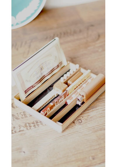 Tabac Tray Tütün Tepsisi - Premium Tasarım Organizer Krem