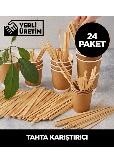 Tahta Karıştırıcı - 24 Paket