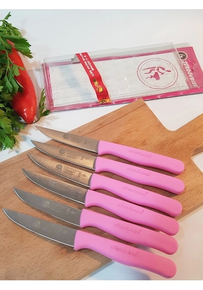 Sürbisa Meyve Takımı Pembe 6'lı 61007 7.0 Cm Çok Renkli