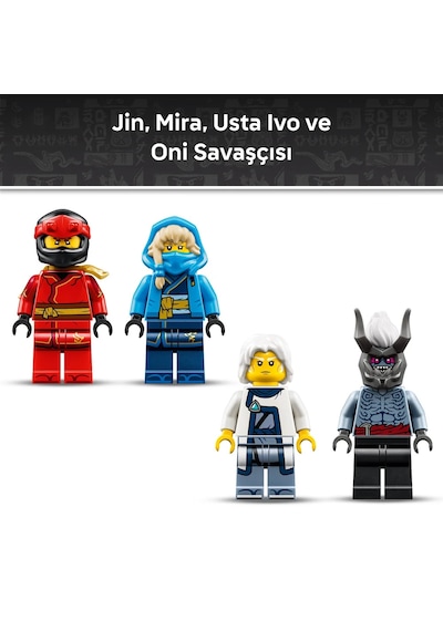 LEGO® NINJAGO® Ejderha Kılıcı Savaşı 71871 - 9 Yaş ve Üzeri Çocuklar için 4 Minifigür İçeren Oyuncak Yapım Seti (1016 Parça)