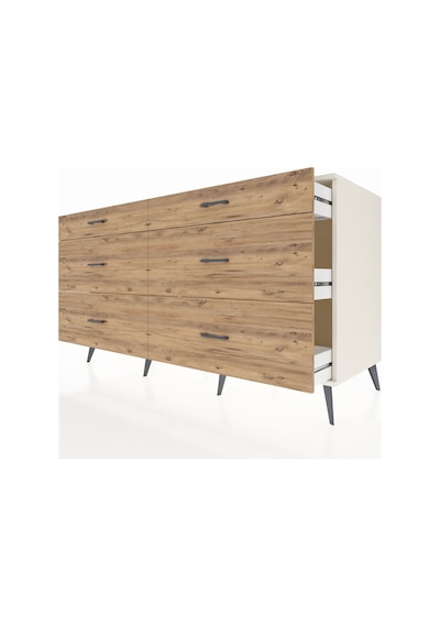 Kronos Konsol 6 Çekmeceli 176x59x99 Aytaşı-aytaşı/çam Aytaşı-aytaşı/çam