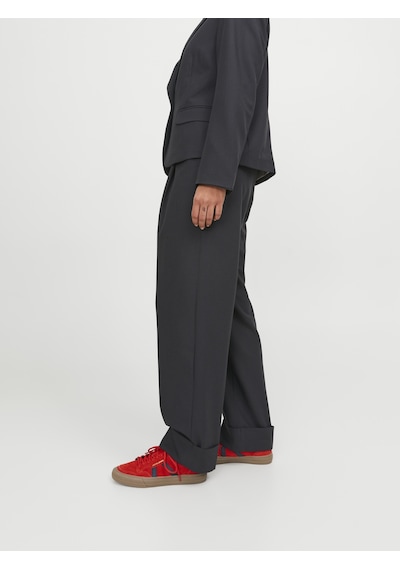 Jack & Jones Kadın Pile Detaylı Kumaş Pantolon - Mary Black Siyah