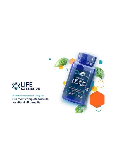 Lıfe Nutrıtion Bioactive Complete B-complex, 60 Veg Capsul.us...