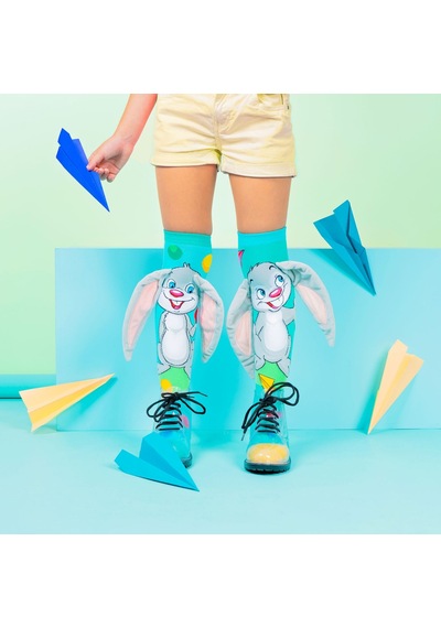 Madmia Hophop Bunny Çorap Çok Renkli