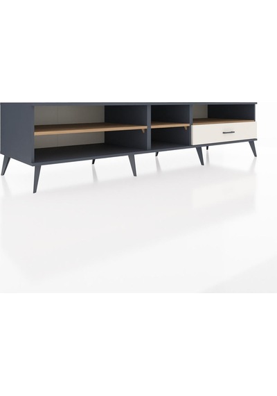 Kronos Tv Ünitesi 3 Raflı Tek Çekmeceli 220x59x51 Antrasit-çam/aytaşı Atlas Çam/aytası - Antrasıt Kronos Tv Ünitesi 3 Raflı Tek Çekmeceli 220x59x51 Antrasit-çam/aytaşı Atlas Çam/aytası - Antrasıt