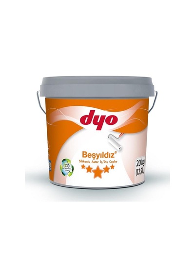 Dyo Beşyıldız Silikonlu İç Dış Astar 20 Kg Beyaz Diğer