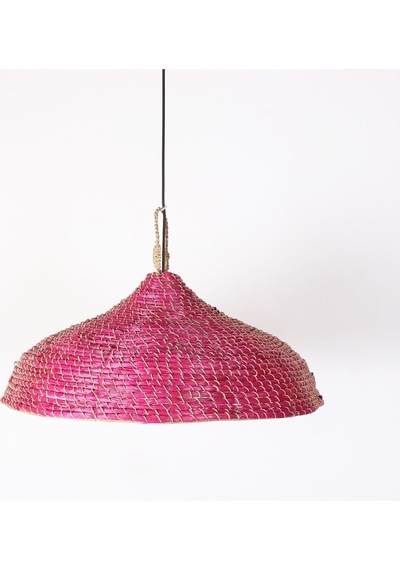 Mendong Berry Aydınlatma 60x25 Cm Pembe
