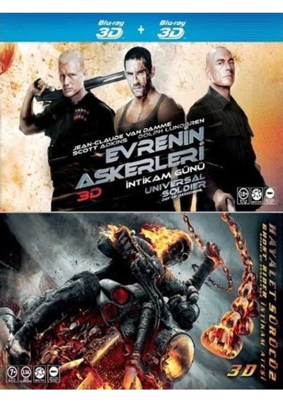 Blu Ray- Evrenin Askerleri Intikam Günü 3D - Hayalet Sürücü 2 3D