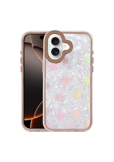 Apple iPhone Uyumlu  16 Uyumlu Lumi Desenli Kapak - Çöl Titanyum