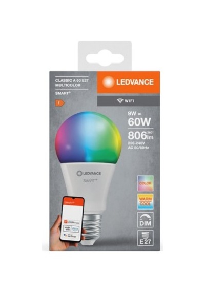 Wifi Kontrollü Akıllı Led Lamba, Uzaktan Kontrol Açık Kahverengi