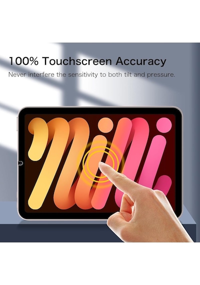 Apple Uyumlu iPad Mini 7 2024 A17 Pro 8.3'' Ekran Koruyucu Nano Cam Şeffaf Esnek Koruyucu A2993 A2995 A2996