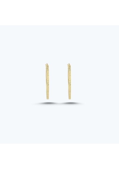 Altınbaş Altın Halka Küpe Akp0246-y-25977-25mm Çok Renkli