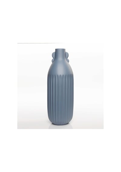 Vitale Antıque Mavi Vazo Büyük 14 14 45 Cm Ak.jl0049 Renkli