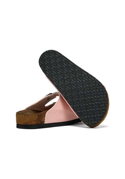 Tonny Black Rahat Kalıp Poli Taban Çift Tokalı Çocuk Unisex Pudra Sandalet Tber530 Pudra