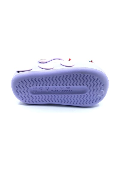 Kocamanlar E477 Hafif Rahat Taban Okul Kreş Havuz Günlük Unisex Çocuk Terlik Mor