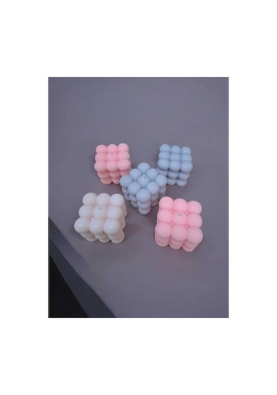 Küp Soya Mum El Yapımı Kokulu Pembe - 714838110 Pembe