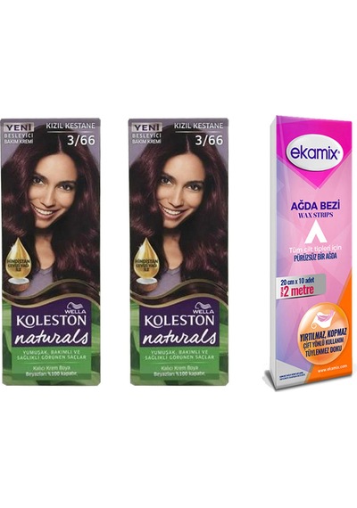 Koleston Naturals Saç Boya 3 - 66 Kızıl Kestane 2 Adet