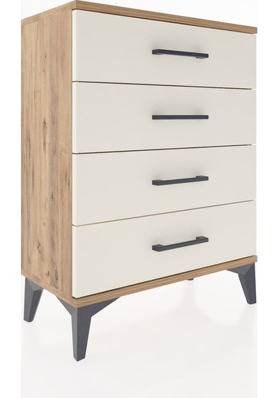 Arges Komodin 2 Raflı 60x30x80 Çam-aytaşı Çam