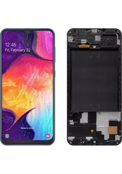 Samsung Uyumlu Galaxy A50 A505 Lcd Ekran Dokunmatik TFT Çıtalı