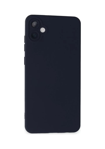 Samsung Uyumlu Galaxy A05 Uyumlu Kılıf Nano İçi Kadife Silikon - Lacivert