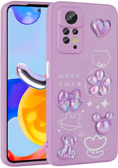 Xiaomi Uyumlu Redmi Note 12 Pro 4g Kabartma Figürlü Parlak Zore Toys