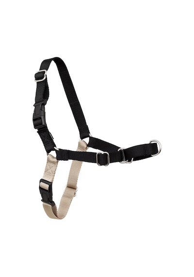 Easy Walk No-pull Köpek Göğüs Tasması, Çekmeyi Önlemeye Yardımcı, Kontrolü Ele Alın Ve Tasmayla Siyah/gümüş