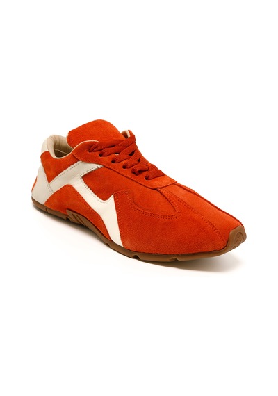 Sneaker Günlük Kadın Rc-25y-187-mıu1005 John May Oranj Süet-bej Cilt Oranj Süet-bej Cilt Turuncu - Bej