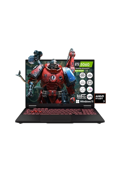 Asus Tuf Gaming A16 FA608UM-RV069W-FPS1 R7 260 16 GB 512 GB SSD RTX5060 16" Wuxga W11 Dizüstü Bilgisayar