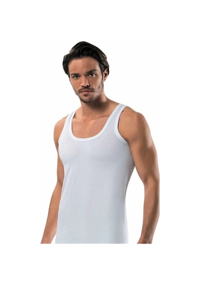 Erdem Elastan Atlet 1116 Siyah Xl Beyaz