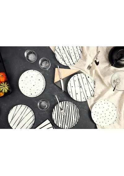 Porland Sidereal 6 Kişilik Pasta Takımı 6 Parça 04ppo000401 Beyaz