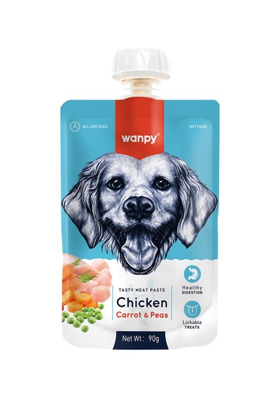 6lı Taze Tavuklu & Havuçlu Köpek Et Ezmesi Köpek Ödülü 6 Adet X 90 Gr