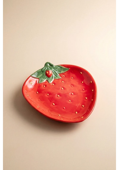 Karaca Strawberry Pasta Tabağı 20 Cm Kırmızı