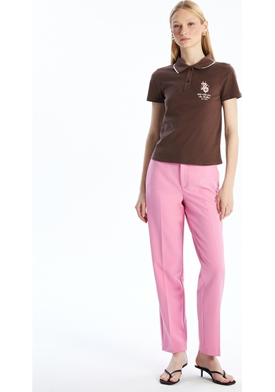 Lcw Vision Pembe Standart Fit Kadın Pantolon