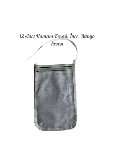 Miosse Home 12'li Paket İnce Hamam Kesesi Geleneksel Banyo Kesesi