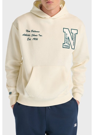 New Balance Unisex Sweat 0unh3534sst Bej Bej