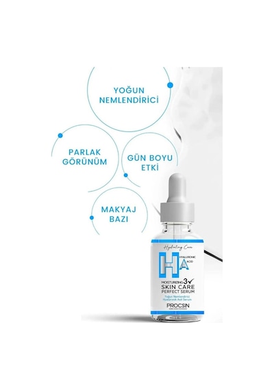 C Vitamini Aydınlatıcı +procsın Yoğun Nemlendirici Hyaluronik Asit Serum 20 Ml