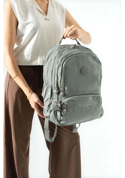 571 Collections Ultra Hafif Çok Cepli Orta Boy Sırt Çantası Gri Model: 571-3m