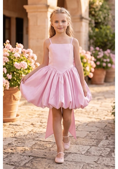 Butik Happy Kids Kız Çocuk Abiye Pembe Monoray Parlak Kumaş Balon Etekli Askılı Fiyonklu Abiye Elbise 9-12 Yaş Doğum Günü Düğün Davet Elbisesi Butik Happy Kids Kız Çocuk Abiye Pembe Monoray Parlak Kumaş Balon Etekli Askılı Fiyonklu Abiye Elbise 9-12 Yaş Doğum Günü Düğün Davet Elbisesi