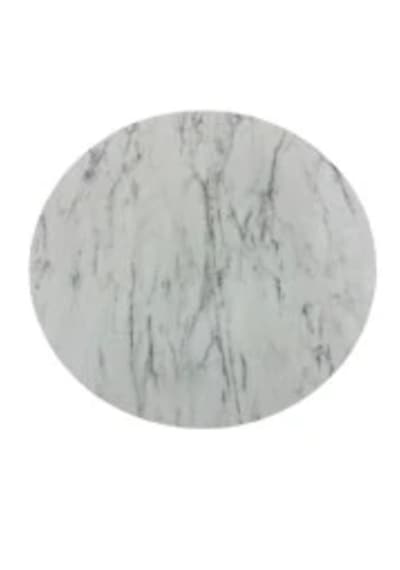 Dzgn Home Katlanabilir Metal Ayaklı Ahşap Yer Sofrası Beyaz100 Cm