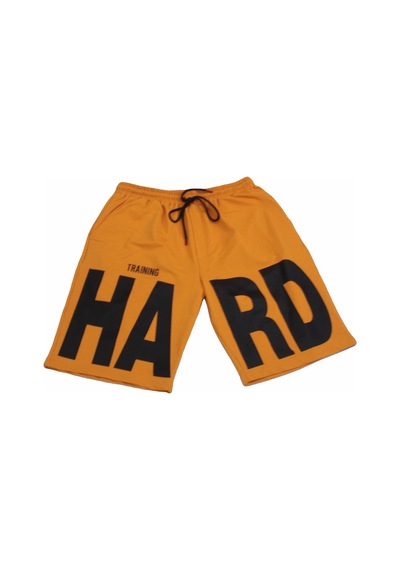 Moc Grande Mocgrande Erkek Büyük Beden Penye Şort Hard 24631 Hardal-Hardal
