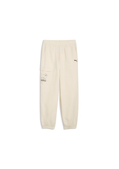 Puma X Pokémon Genç Geniş Kesim Kargo Pantolon 634943 87 Beyaz