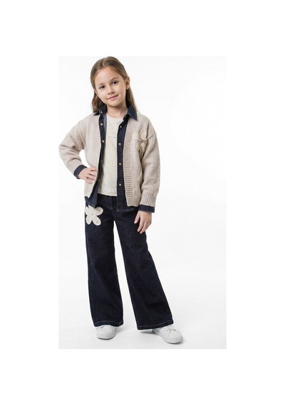 Xo Kids Kız Çocuk 4lu Alt Üst Takım 7-14 Yaş 3912-4912 Bej
