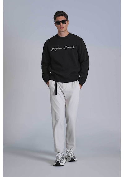 Lufian Erkek Sweatshirt Siyah 112030137 Loved 25kn28000034 N28012 Siyah